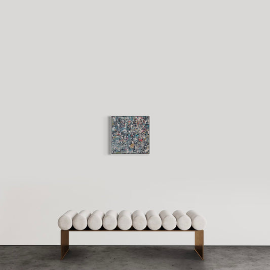 Looking Through Sun on the Water 45x45cm