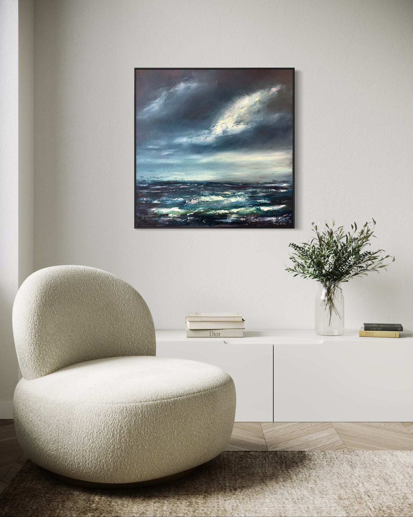 Winter Storm 83x83cm