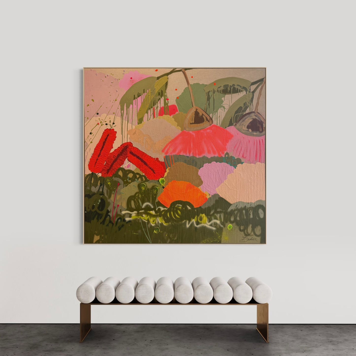 Aussie Heart 163x163cm