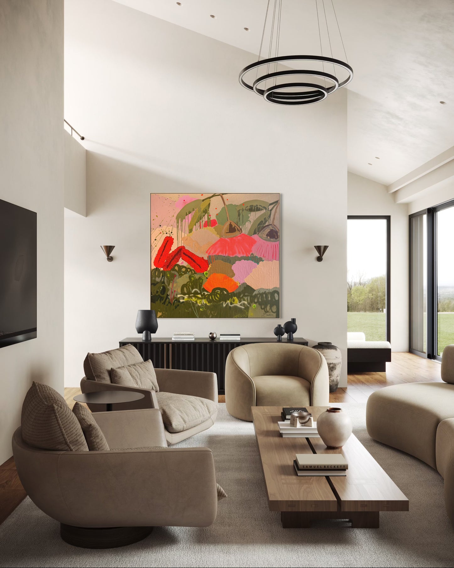 Aussie Heart 163x163cm