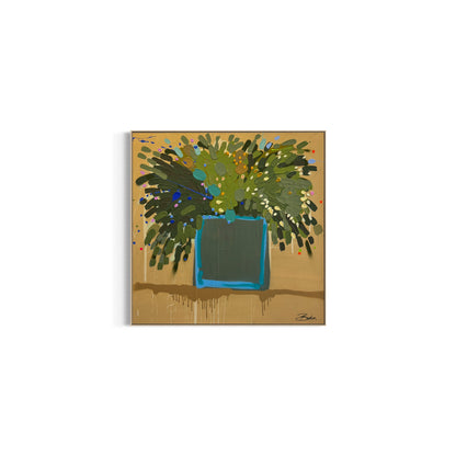 Siren in Gold 104x104cm