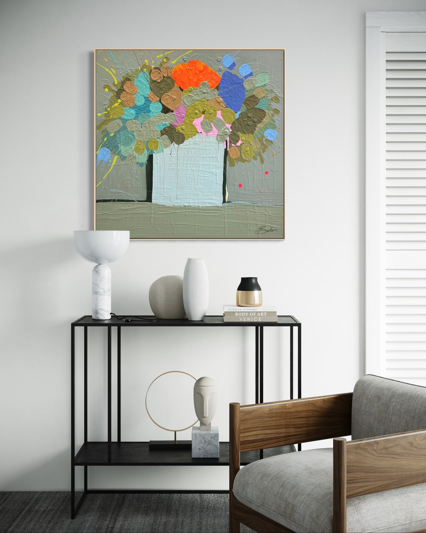 Trailbound 104x104cm