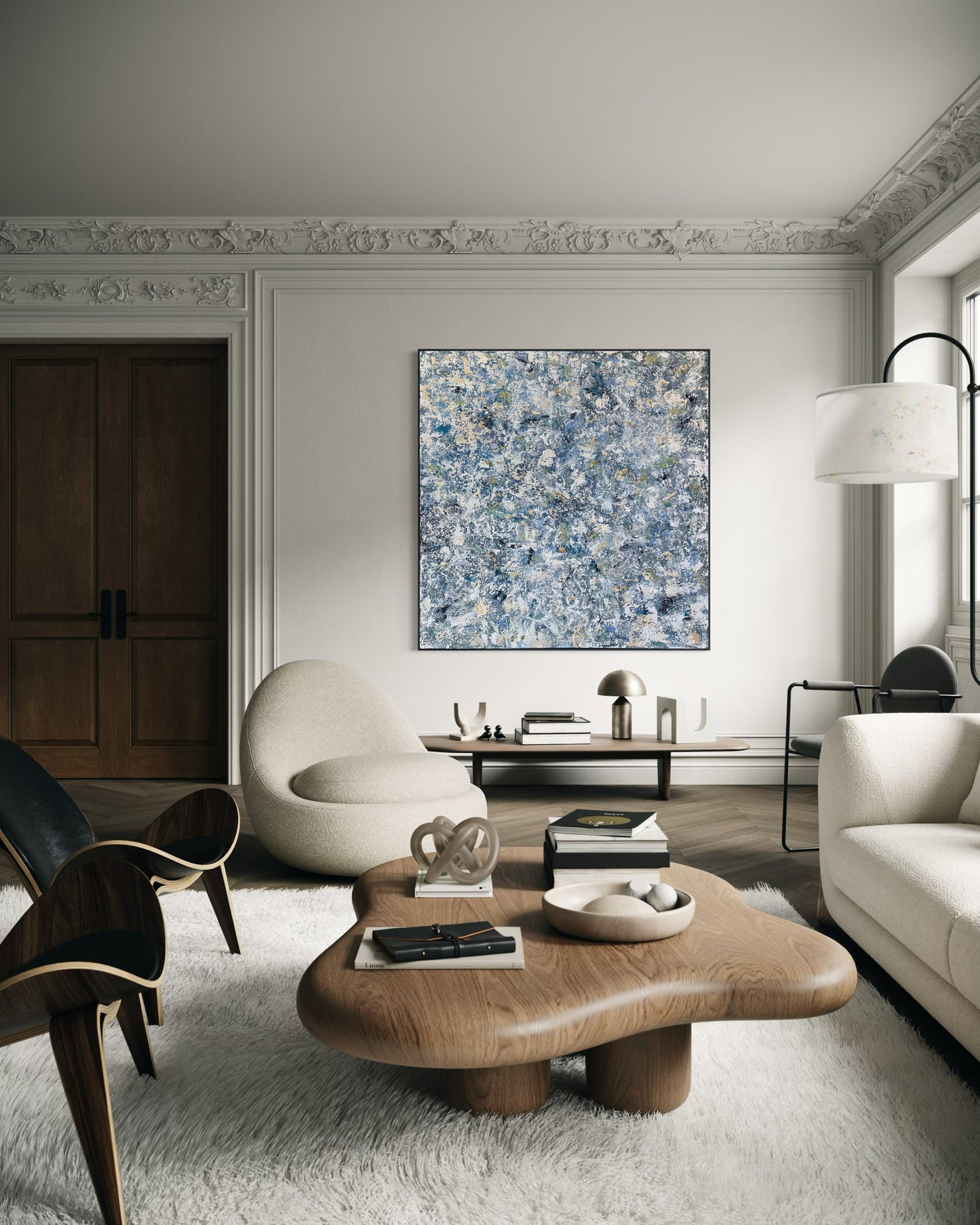 Looking Through Deep Waters 160x160cm