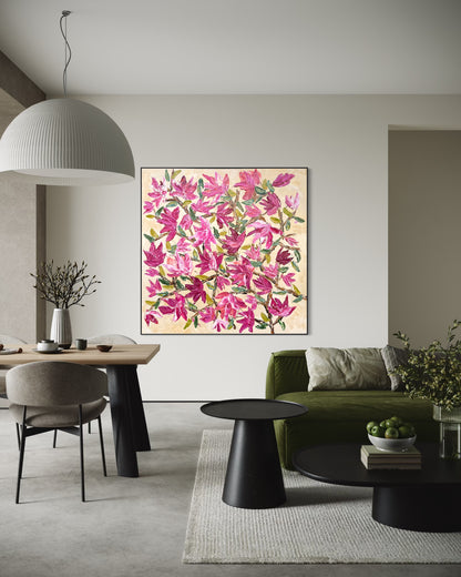 SOLD- Favourite Magnolia 160x160cm