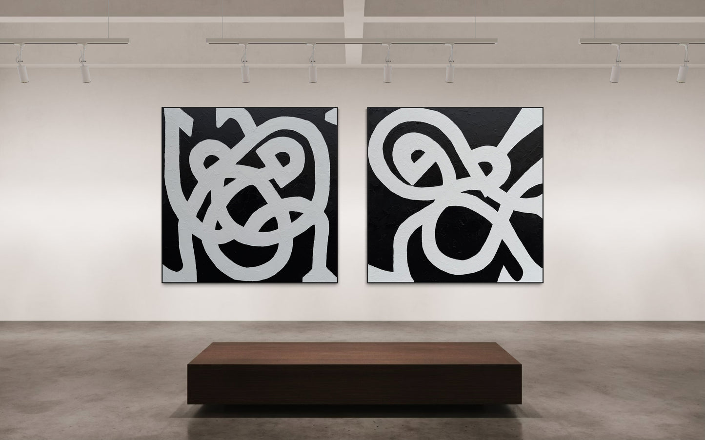 Entwined in Time 180x180cm