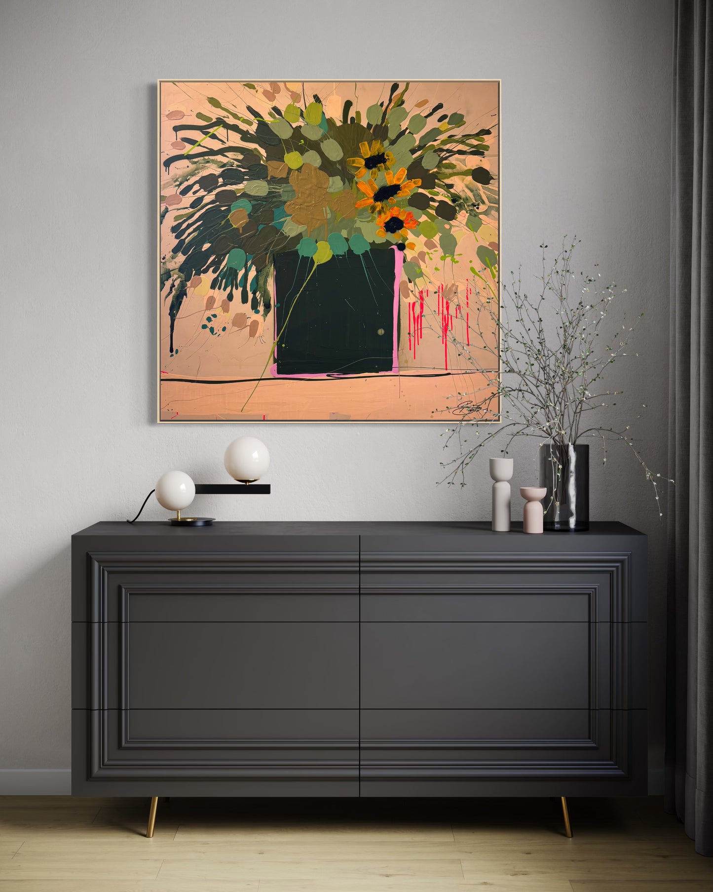 Frontier Moon  122x122cm