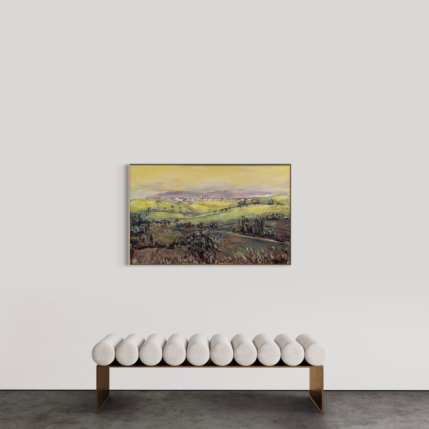 Moon Over Planes 75.5x121.5cm