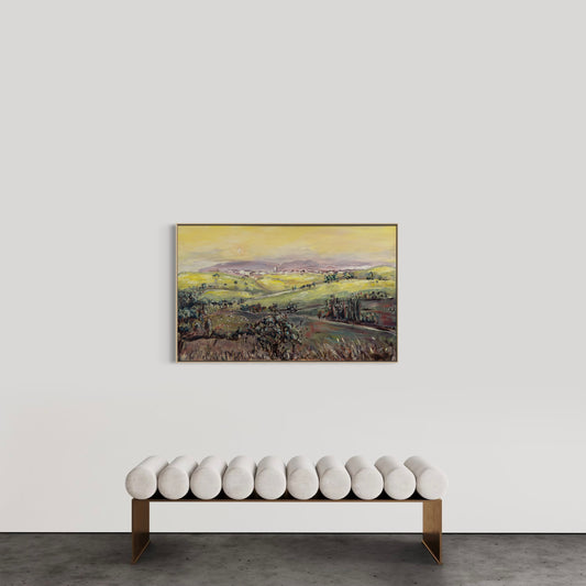 Moon Over Planes 75.5x121.5cm