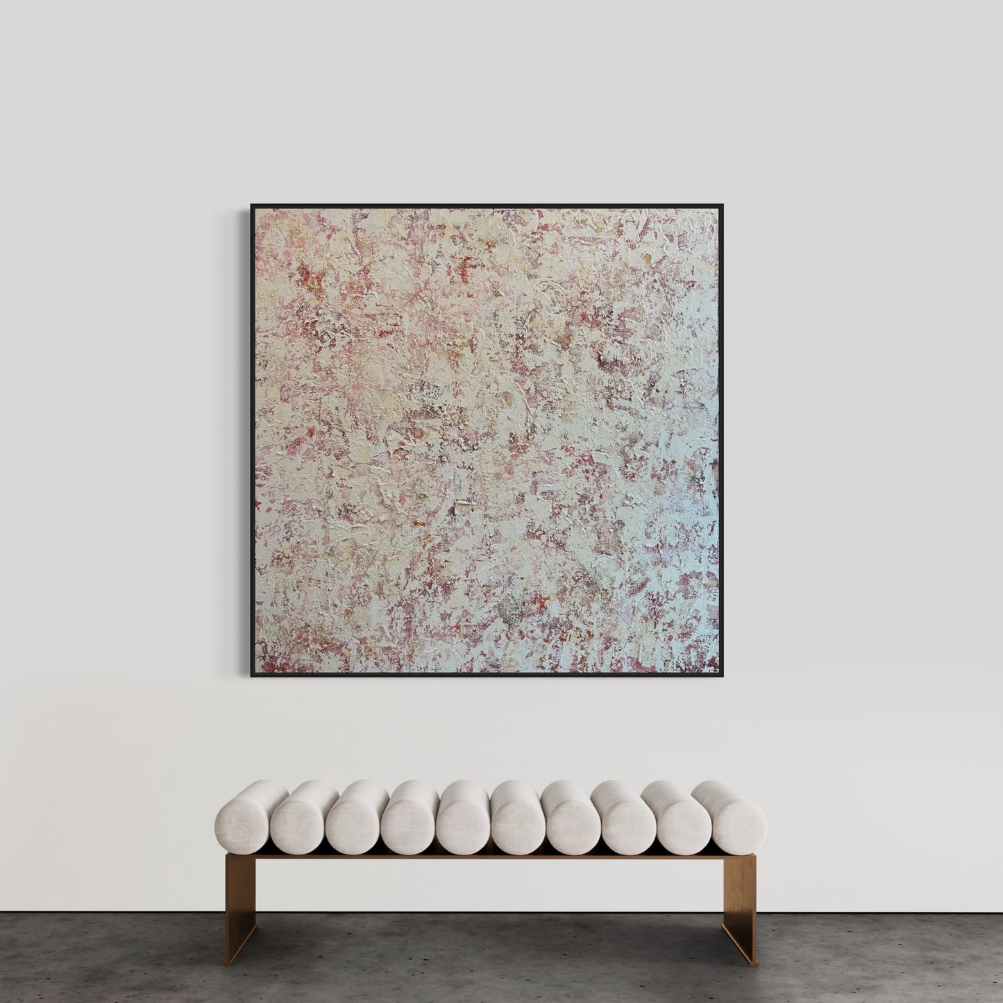 Looking Through Rosy Horizons 160x160cm