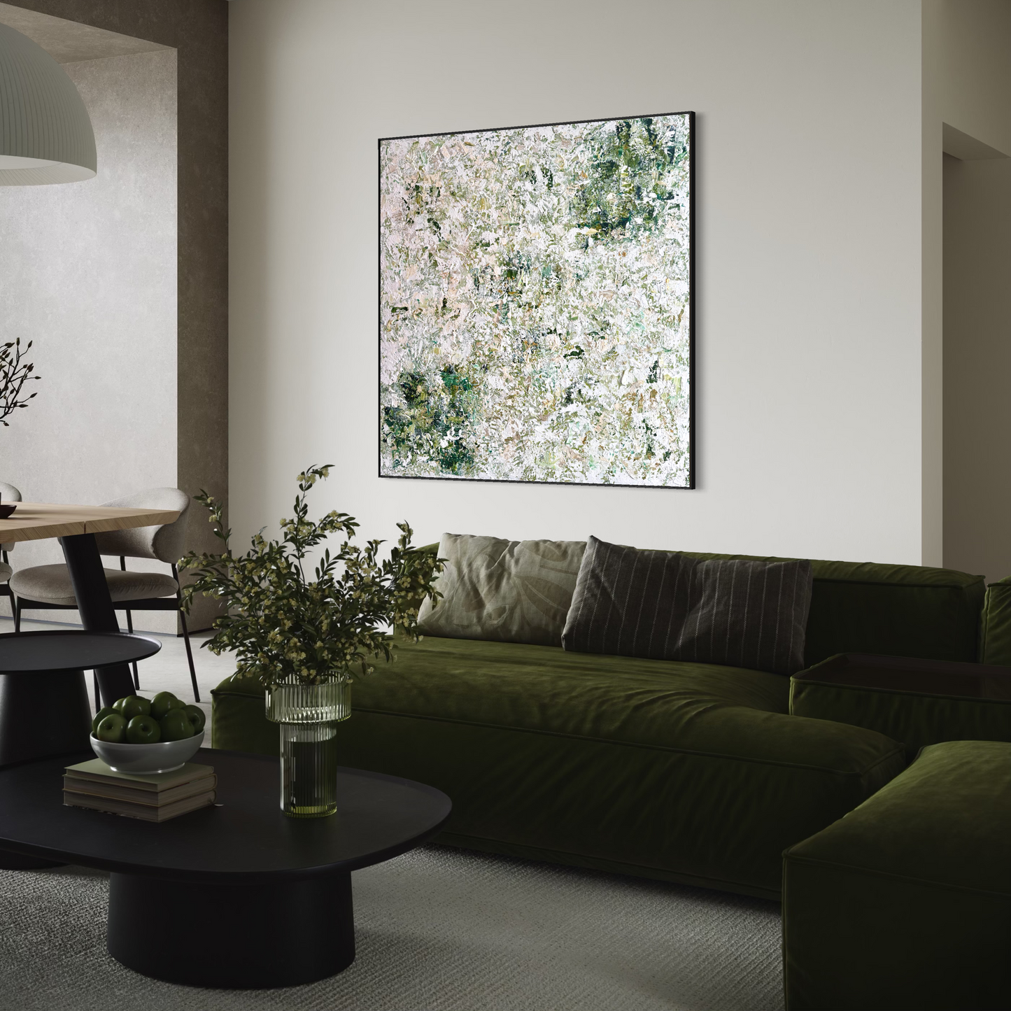 Looking Through Alpine Gums 150x150cm