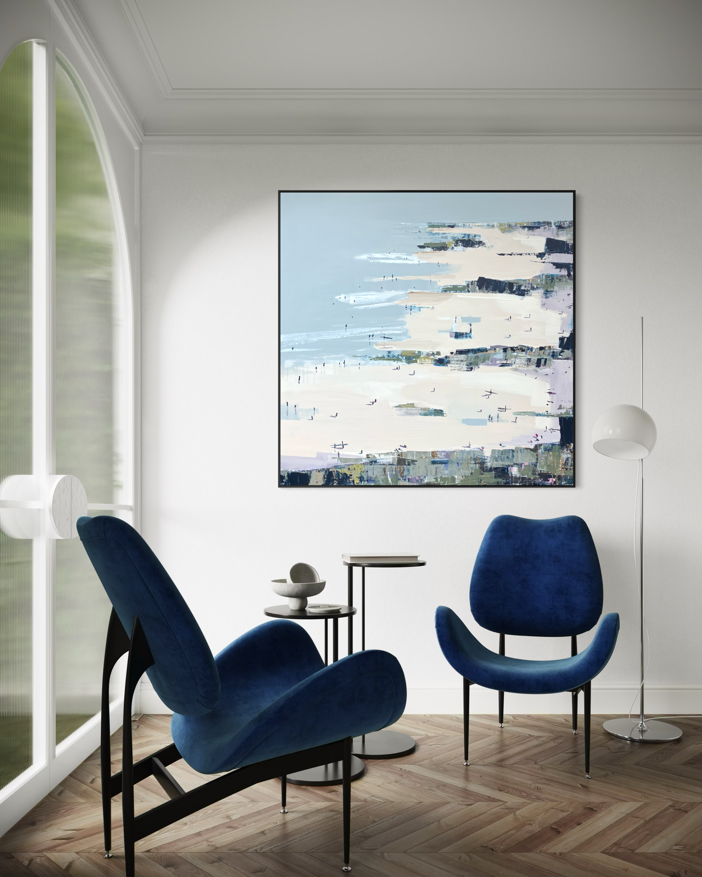 Taking the day off 134x134cm