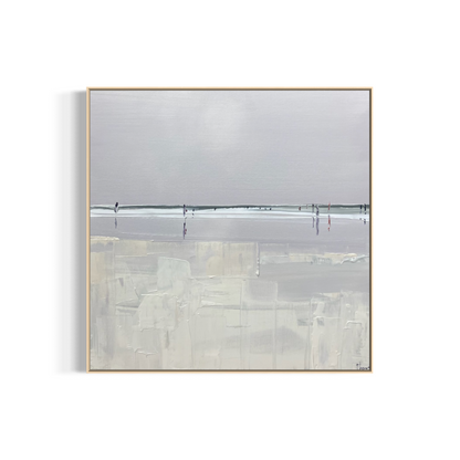 Beach day 83x83cm