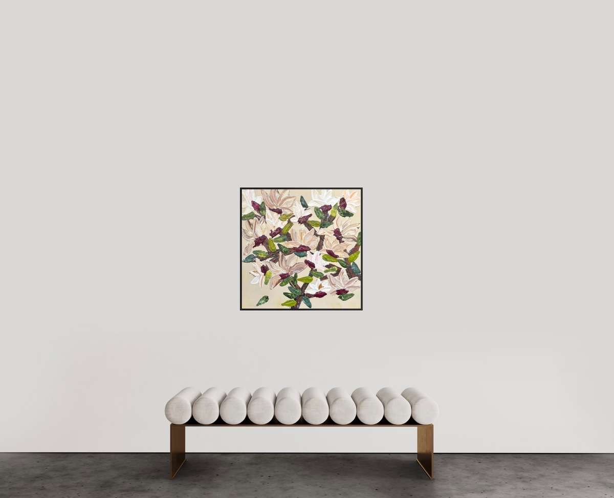 Country Magnolia  80x80cm