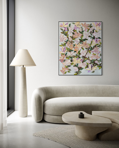 Violet Magnolia 150x120cm