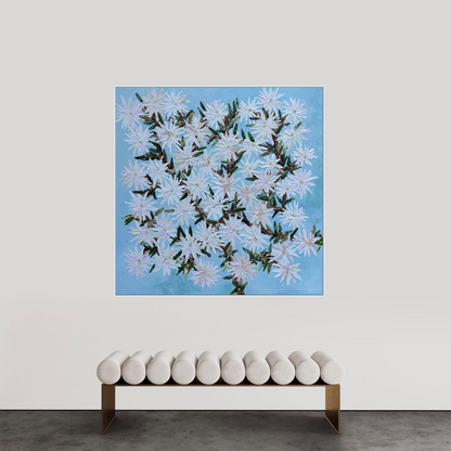 Magnolia the Star 150x150cm