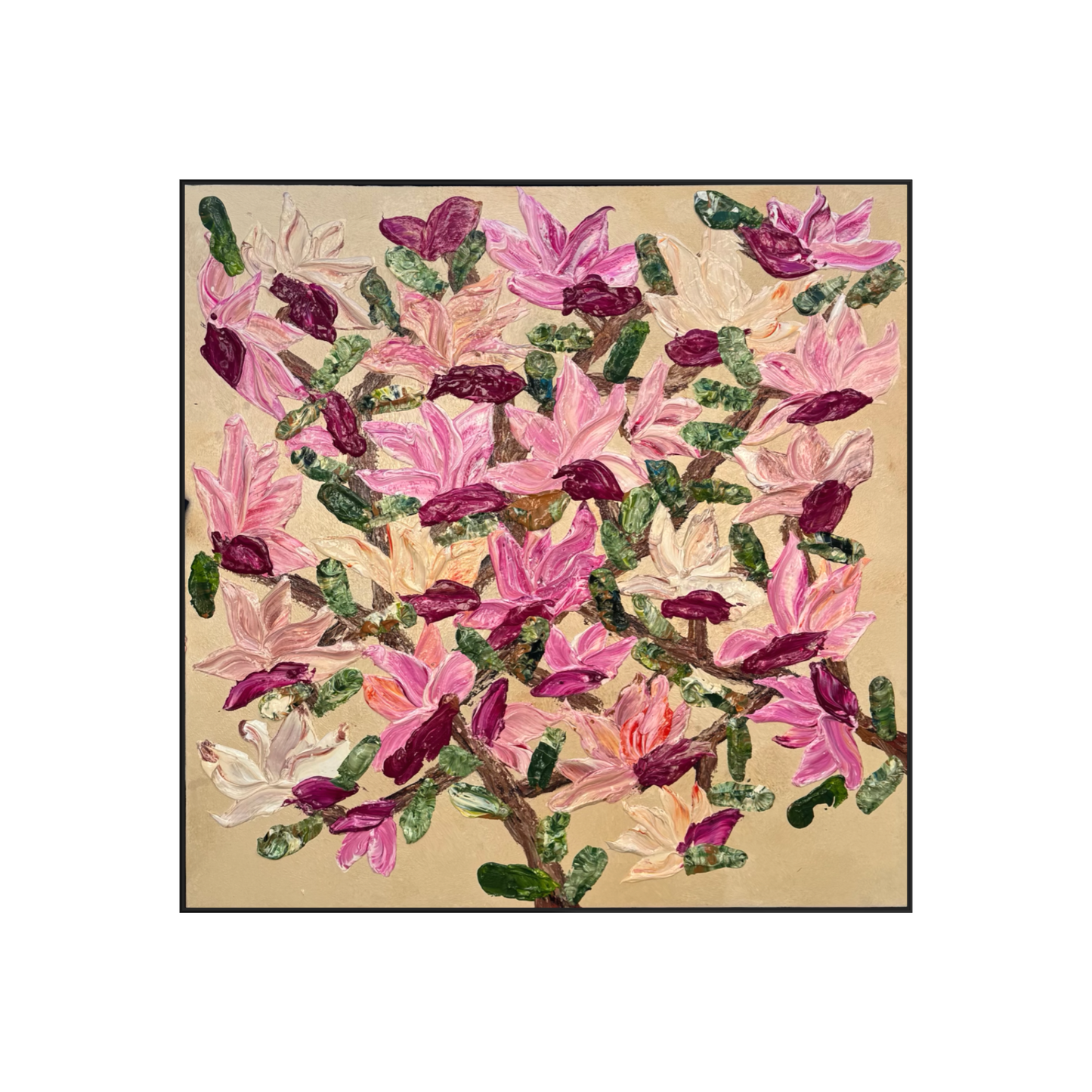 Magnolia Full Bloom 150x150cm