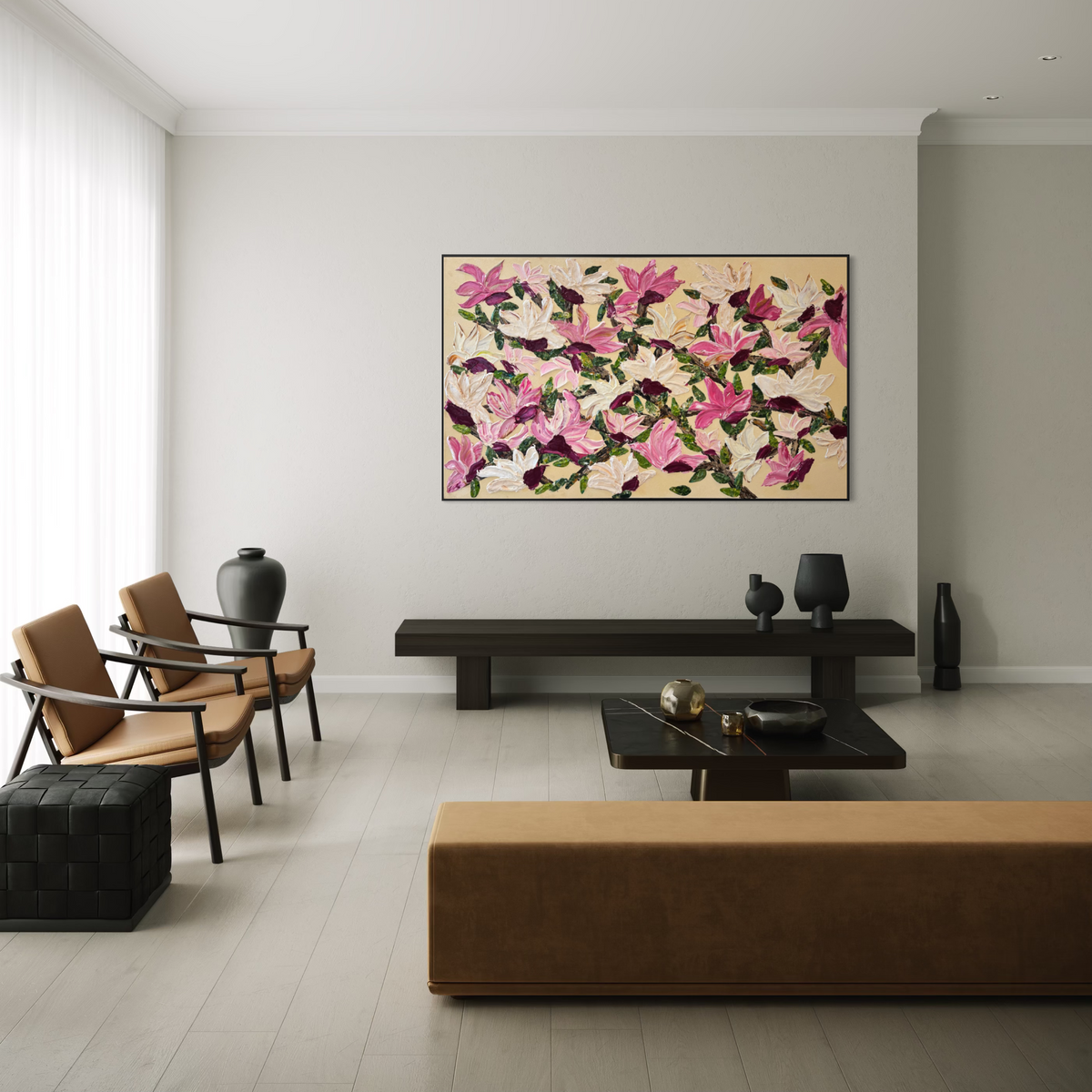 Magnolia in Spring 120x200cm