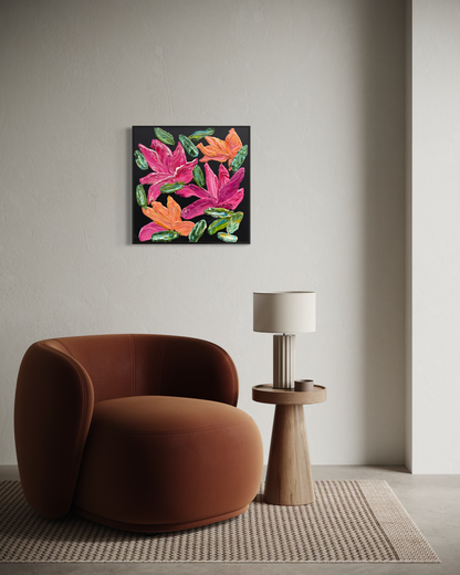 Burst of Joy 60x60cm