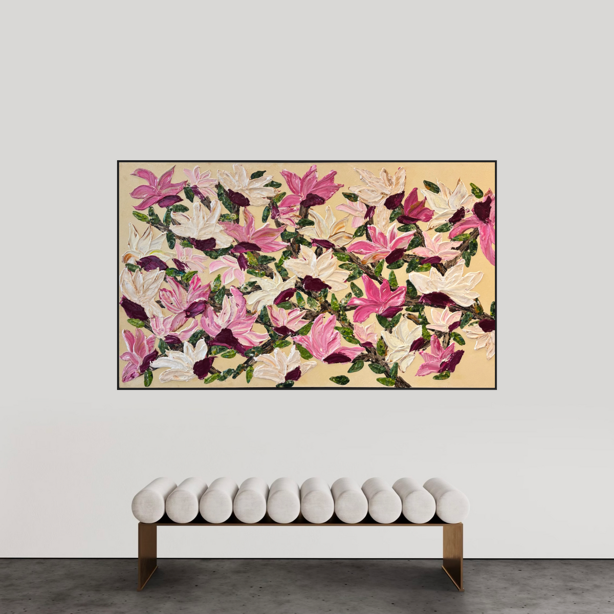 Magnolia in Spring 120x200cm