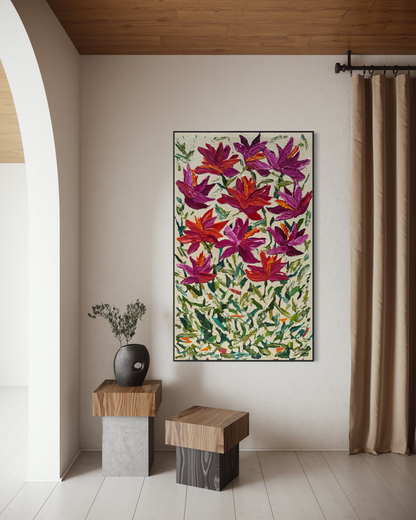 Tropicana in Full Bloom 165x100cm