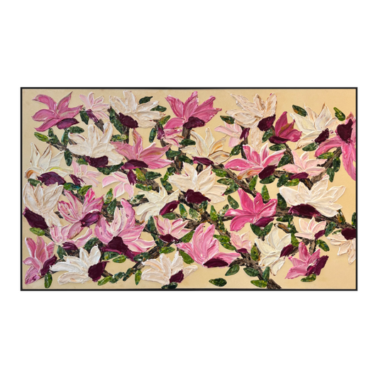 Magnolia in Spring 120x200cm