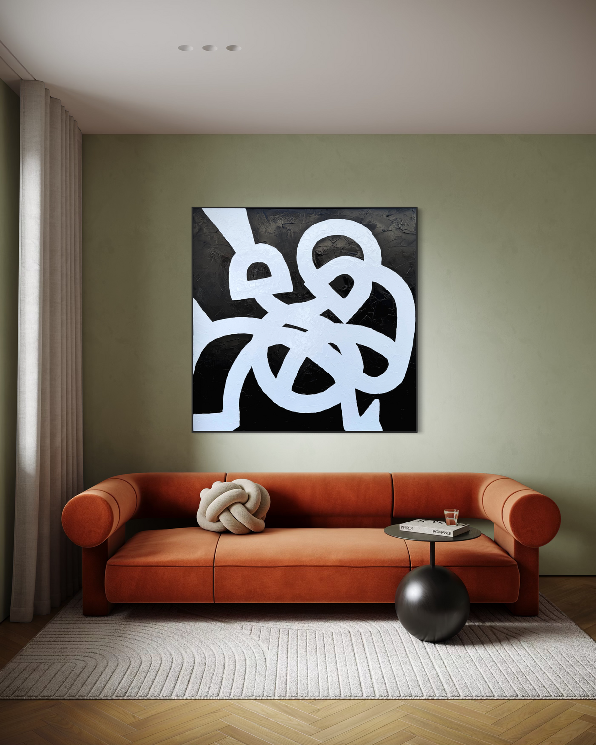 Eternally Entwined 150x150cm