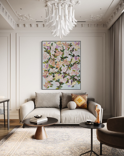 Violet Magnolia 150x120cm