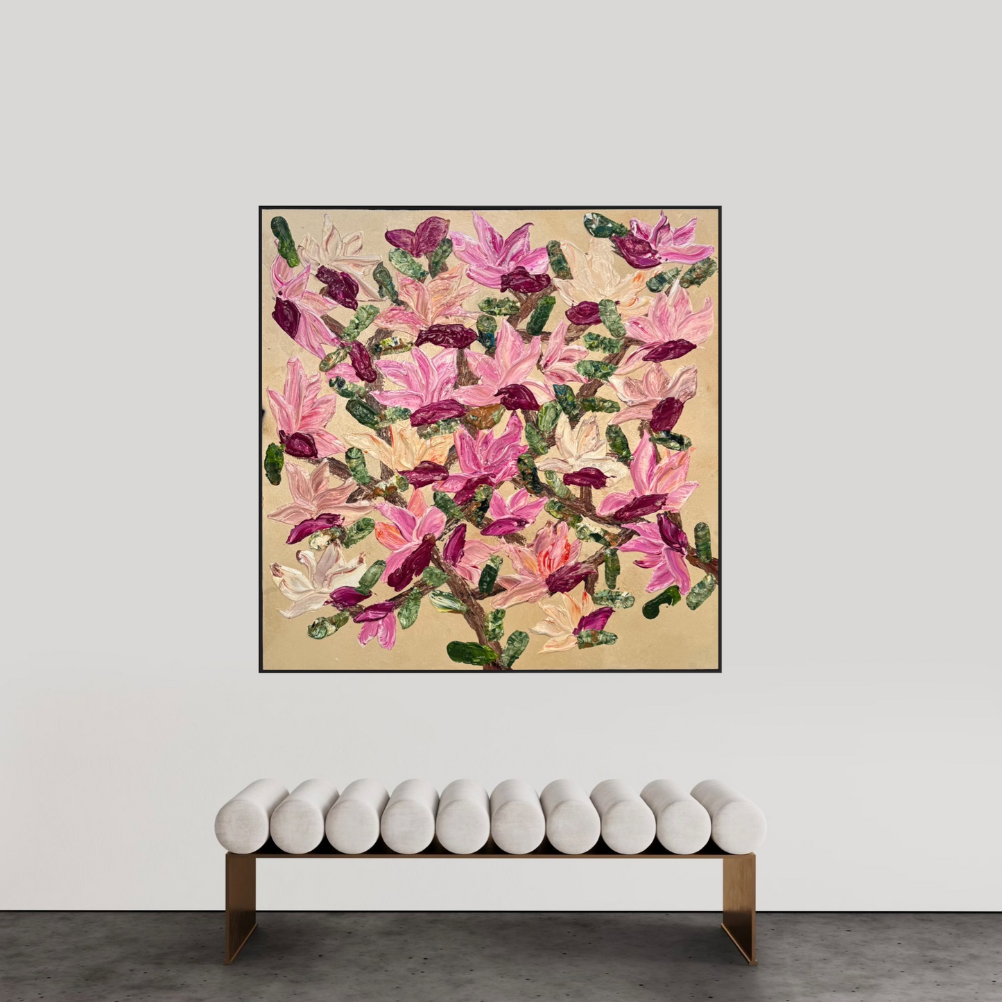 Magnolia Full Bloom 150x150cm