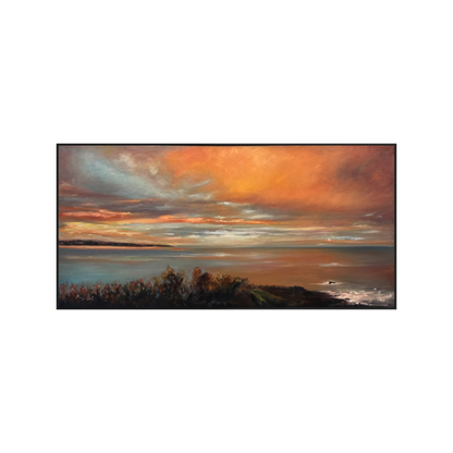 Phillip Island at Dusk 81x168cm