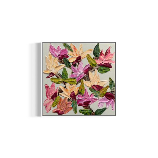 Sold-Magnolia Memories  45x45cm