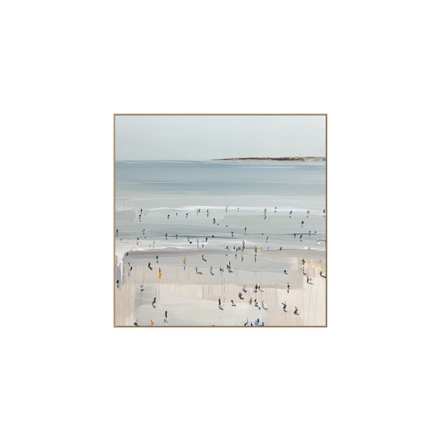 Between the flags 114x114cm