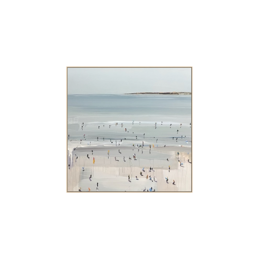 Between the flags 114x114cm