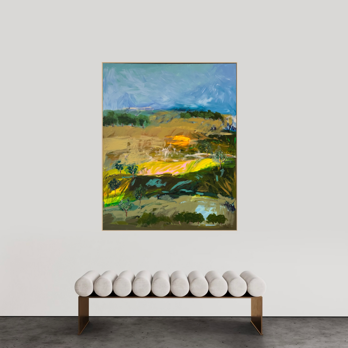 Land in Motion 156x125cm