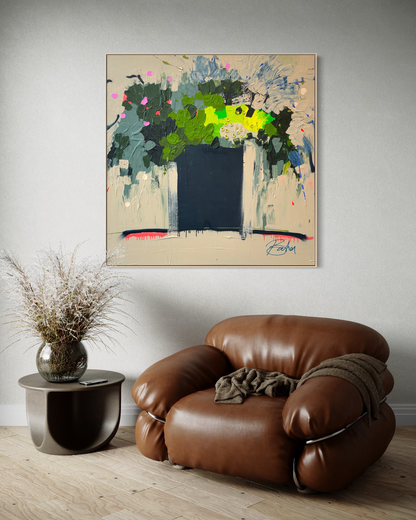 Escape 122x122cm