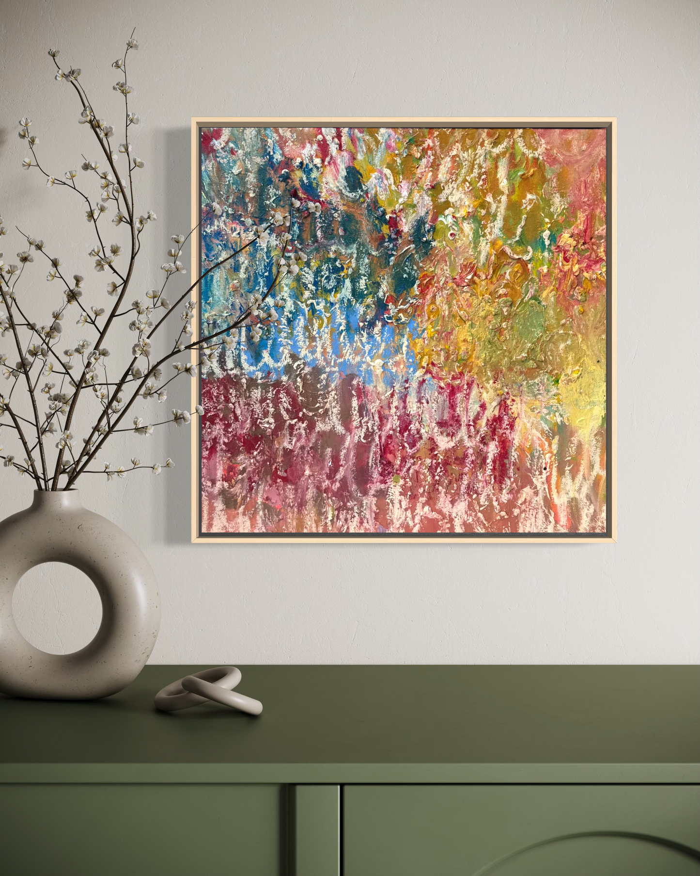 Where Flowers Keep their Secrets 40x40cm