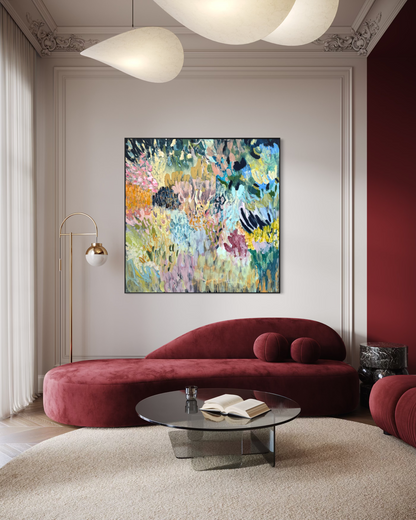 Gathered from the Garden 150x150cm