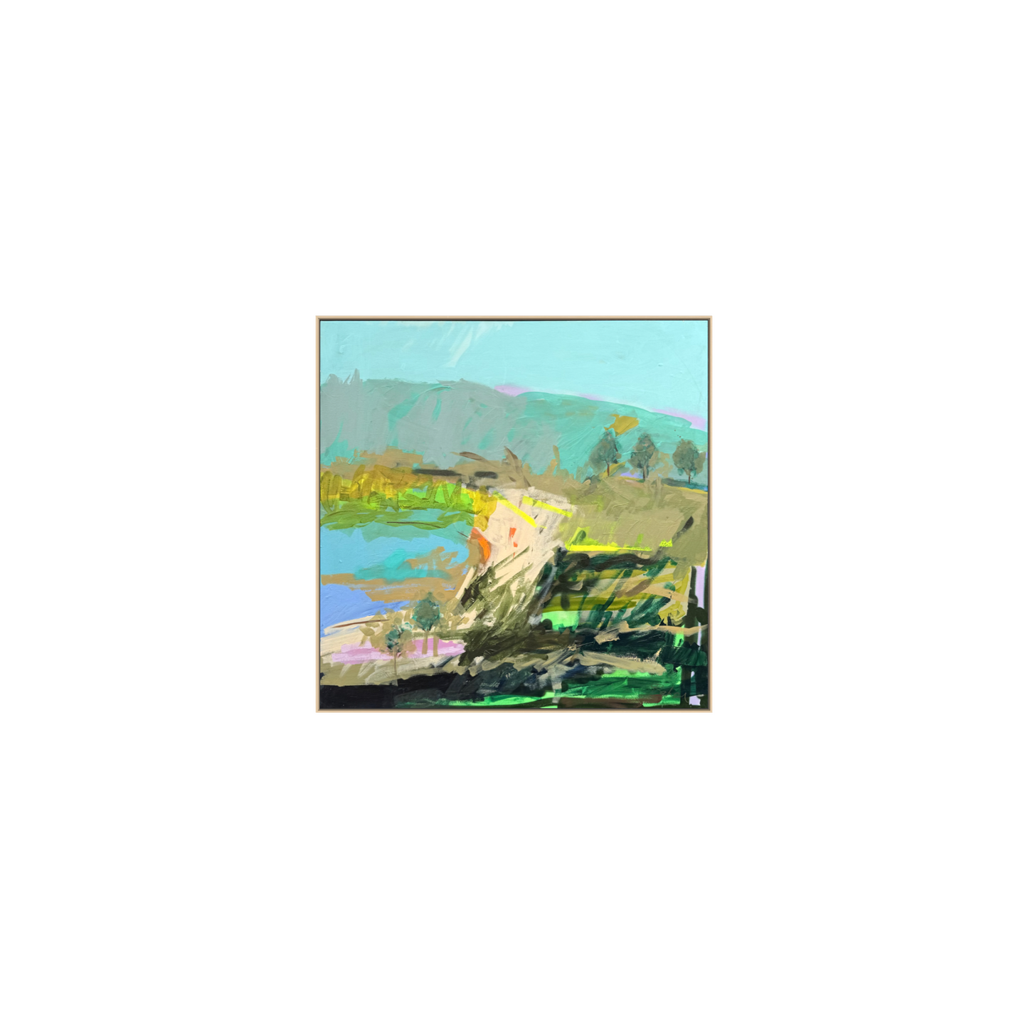 Soft Skies, Loud Joy 90x90cm
