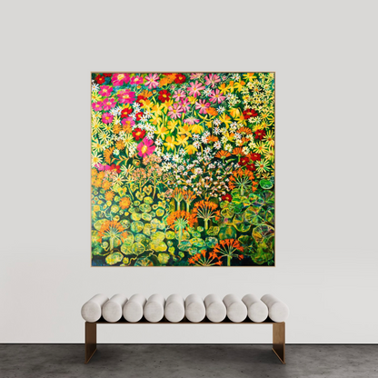 Into The Garden We Will Go 167x158cm