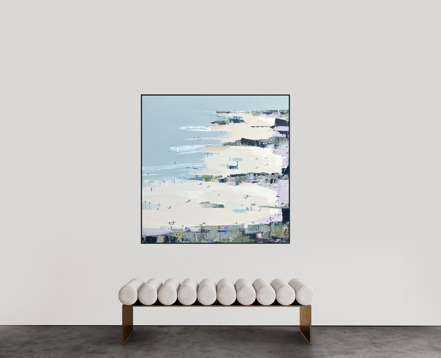 Taking the day off 134x134cm