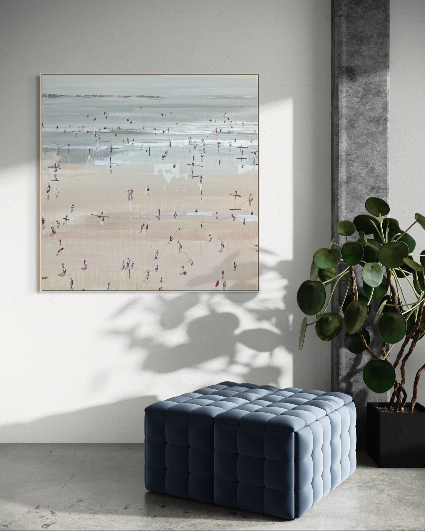 Down the coast  134x 134cm
