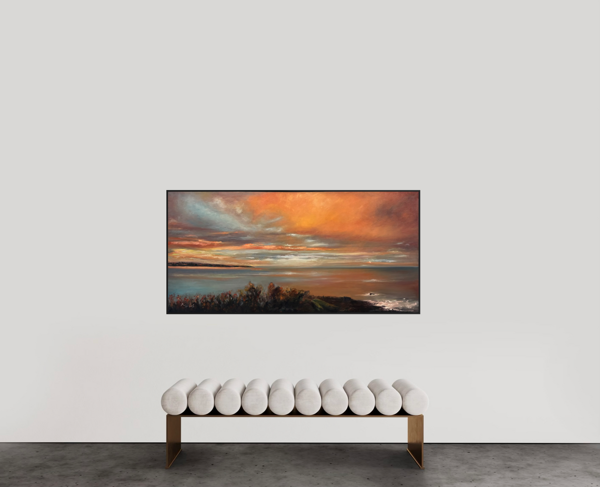 Phillip Island at Dusk 81x168cm