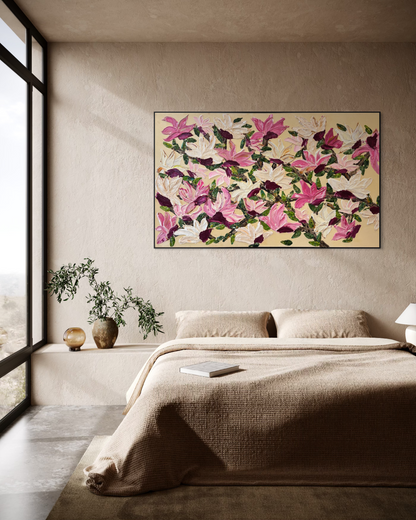 Magnolia in Spring 120x200cm