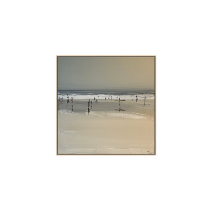 Beach day 64x64cm