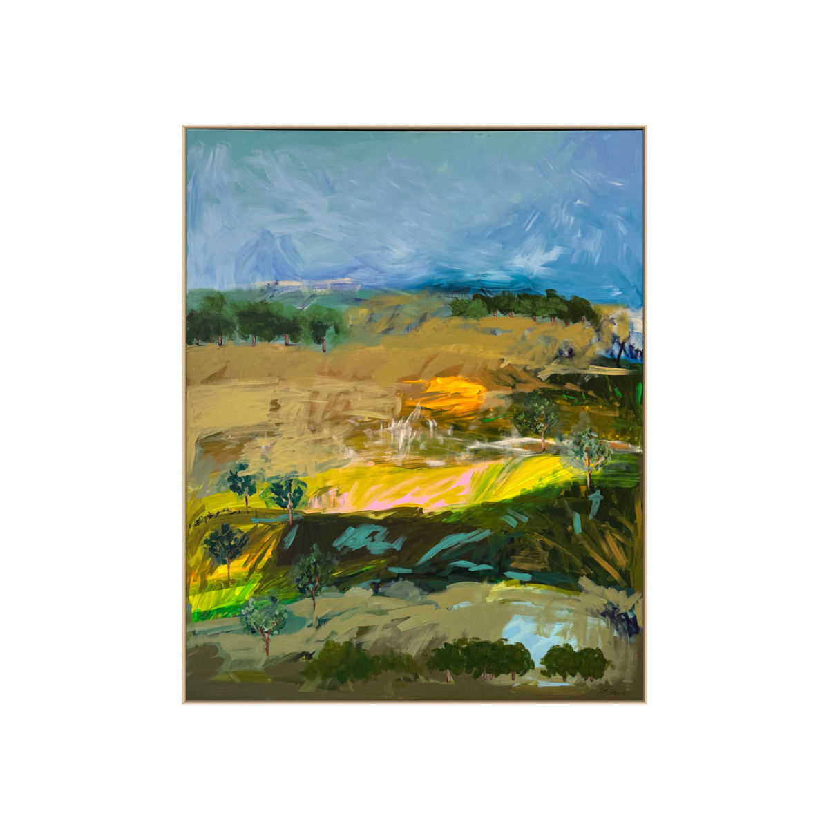 Land in Motion 156x125cm