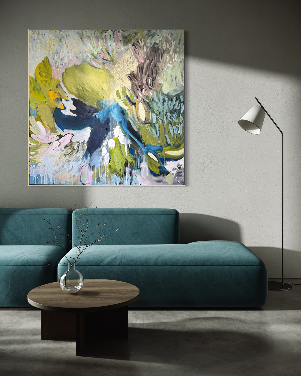 Never Just a Flower 150x150cm