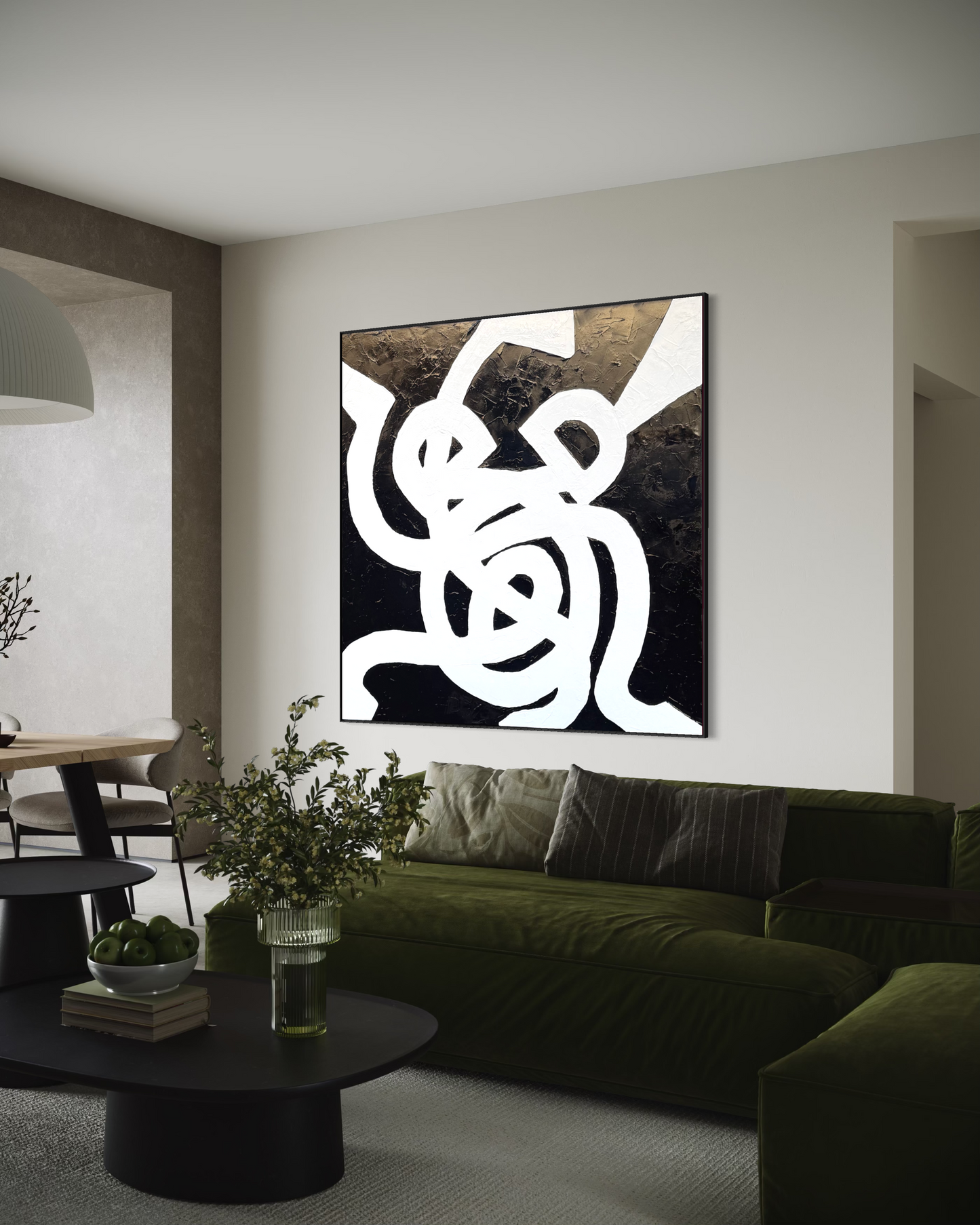 Entwined with Love 180x180cm