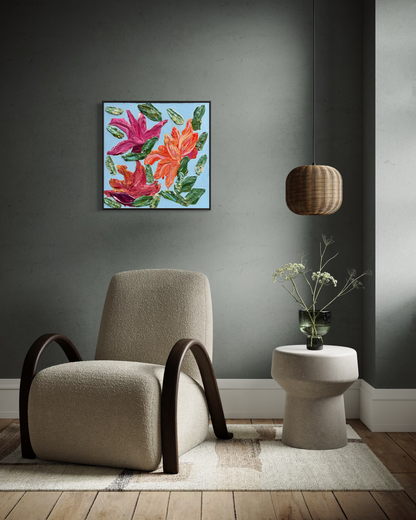 My Garden Party 60x60cm