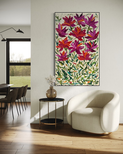 Tropicana in Full Bloom 165x100cm