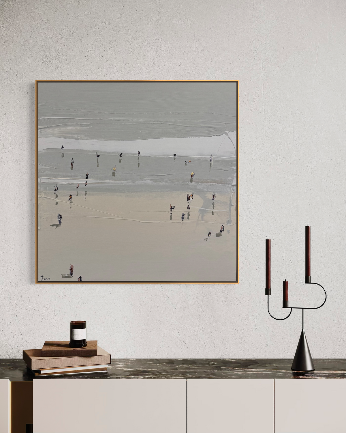 Got sand in my togs 84x84cm