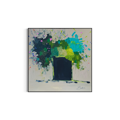 Not just a pretty face 122x122cm